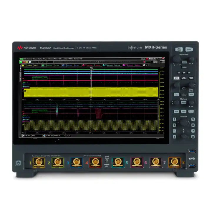 Keysight MXR208A Infiniium MXR Series Oscilloscope: 2 GHz, 8 channels