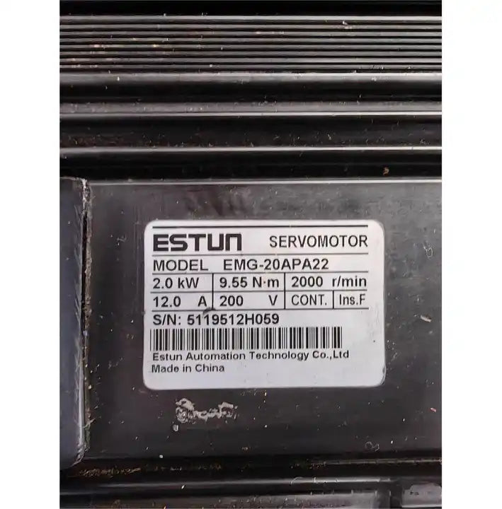 ESTUN EMG-20APA22 2KW 9.5 N.M 2000R/MIN SERVOMOTOR