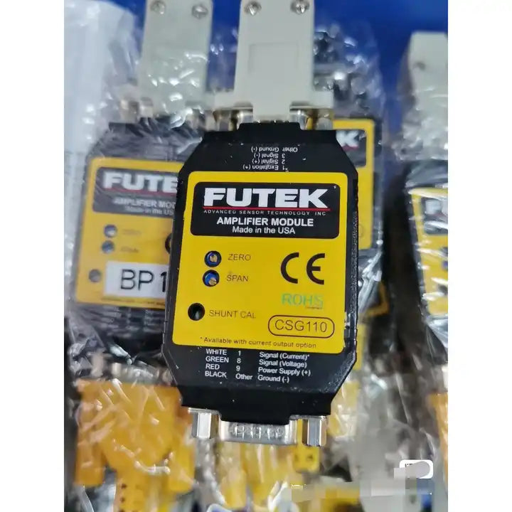 Futek CSG110 Strain Gage Amplifier 14-26VDC DIN Mount Sub-D