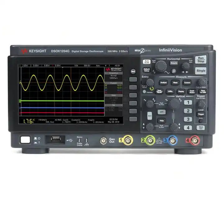 Keysight  Bandwidth 200 MHz  4 analog channels  DSOX1204A oscilloscope