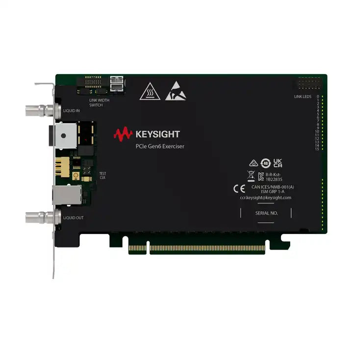 Keysight P5573A PCIe 6.0 Protocol Exerciser Scalable flow control support  Link training and LTSSM control
