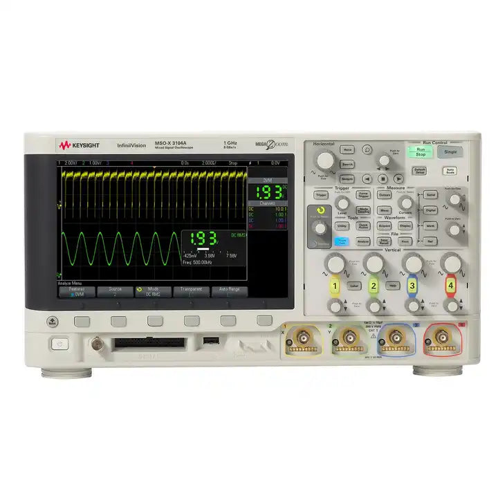 Keysight MSOX3104A Mixed Signal Oscilloscope: 1 GHz, 4 analog and 16 digital channels