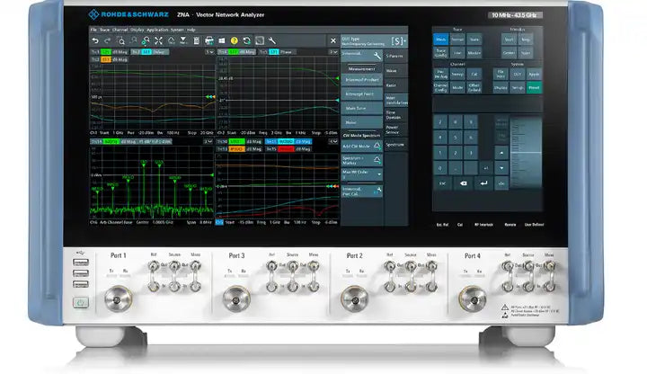 R&S ZNA43 Vector Network Analyzers 2 ports or 4 ports   10 MHz to 26.5 GHz - XG eqpt
