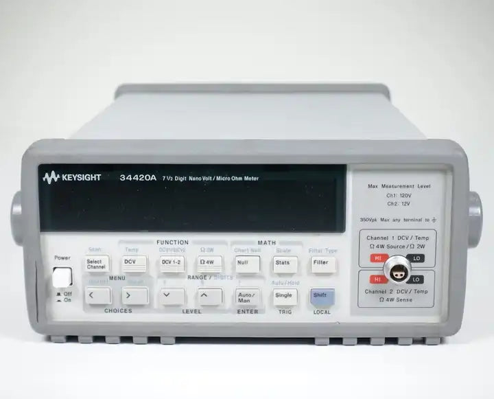 Keysight Used 34420A Nanovolt/micro-ohm meter, 7.5 digit (Agilent) Price negotiable