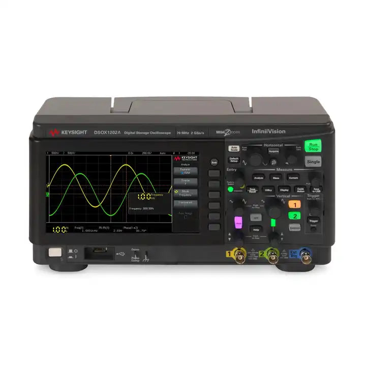 Keysight DSOX1202A Oscilloscope: 70/100/200 MHz, 2 analog channels