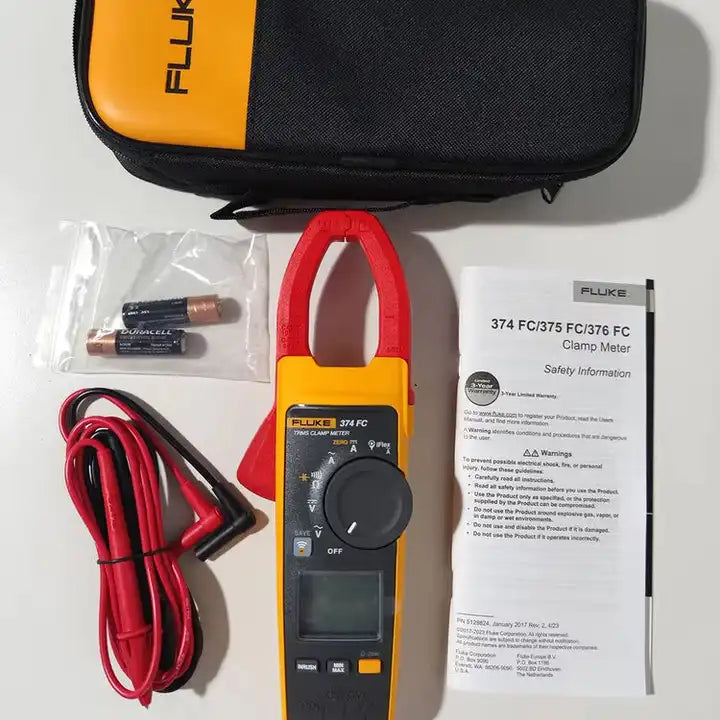 Fluke 374 FC 600A AC/DC TRMS Wireless Clamp Meter New