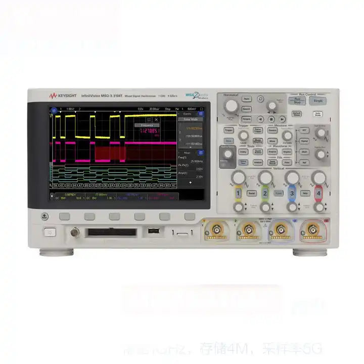 Keysight Bandwidth 1GHz 4 analog channels 16 digital  MSOX3104T mixed signal oscilloscope