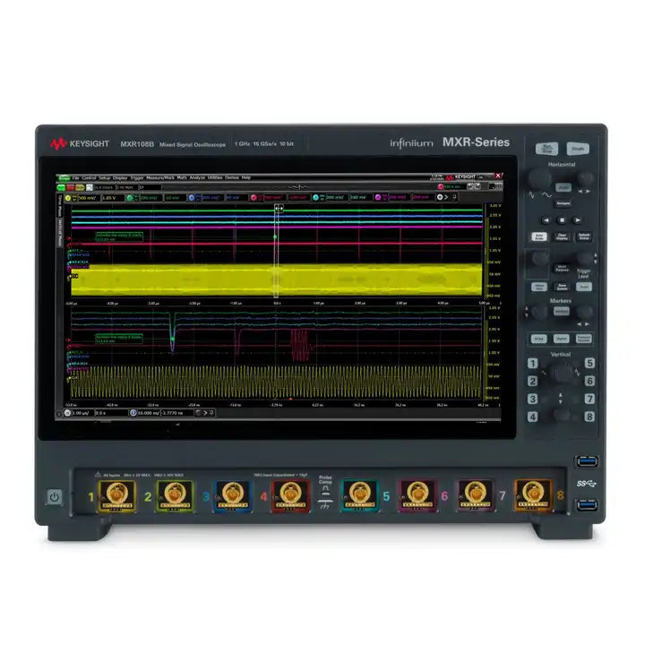 Keysight MXR108B Infiniium MXR B-Series Oscilloscope: 1 GHz, 8 Channels