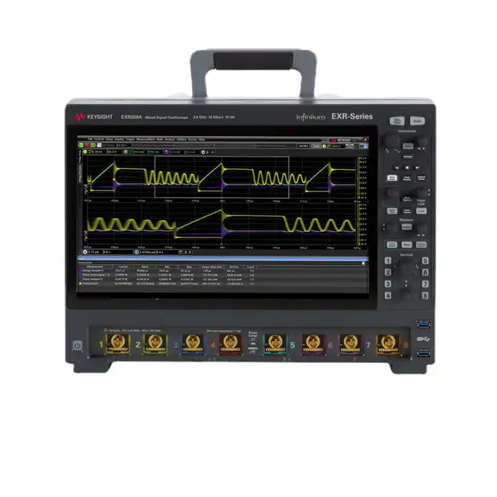 Keysight Bandwidth 2.5 GHz 8 channels maximum storage depth 1.6G EXR258A Infiniium series oscilloscope