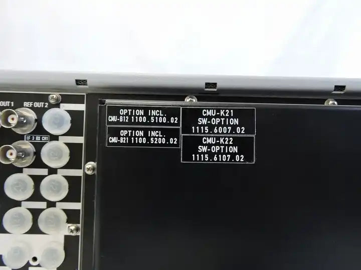 ROHDE&SCHWARZ CMU200 Radio Communication Tester - XG eqpt