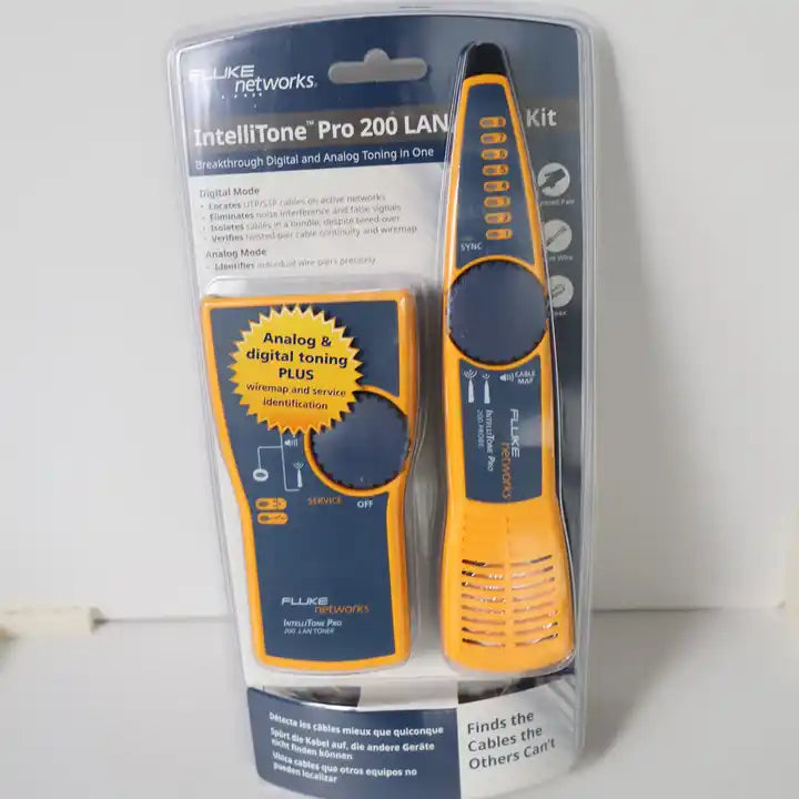 Fluke Networks IntelliTone Pro 200 LAN Toner and Probe Series MT820060KIT