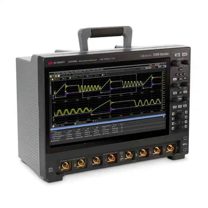 Keysigh  Bandwidth 1 GHz 8 channels maximum storage depth 1.6G EXR108A Infiniium series oscilloscope - XG eqpt