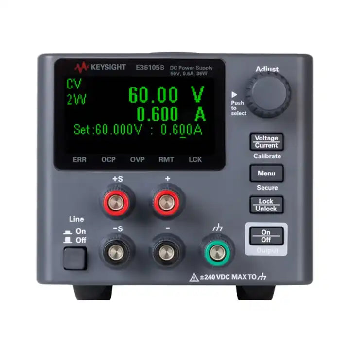 Keysight E36105B DC Power Supply, 60V, 0.6A, 36W - XG eqpt