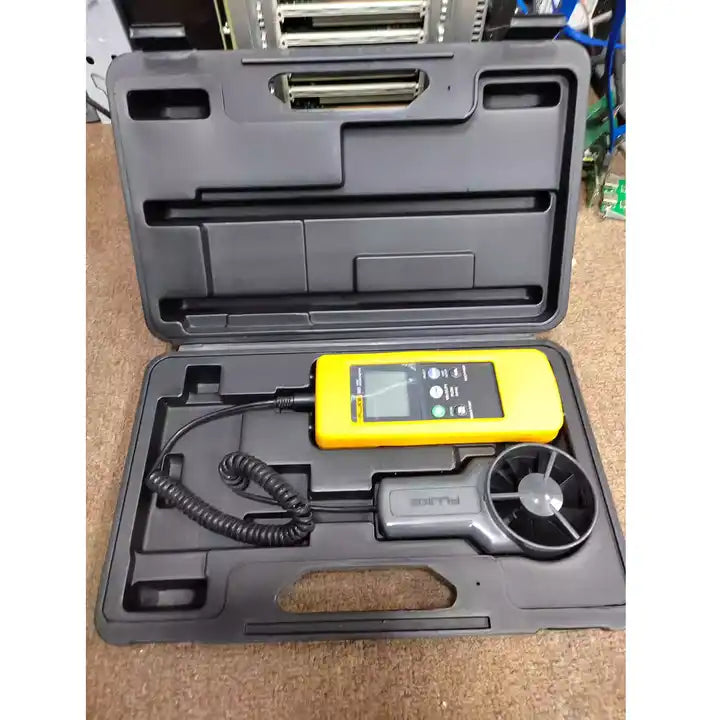 Fluke 925 impeller anemometer Meter, Wind speed air flow Velocity Temperatu