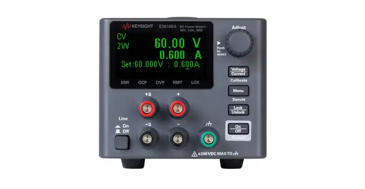 Keysight E36105B DC Power Supply, 60V, 0.6A, 36W - XG eqpt