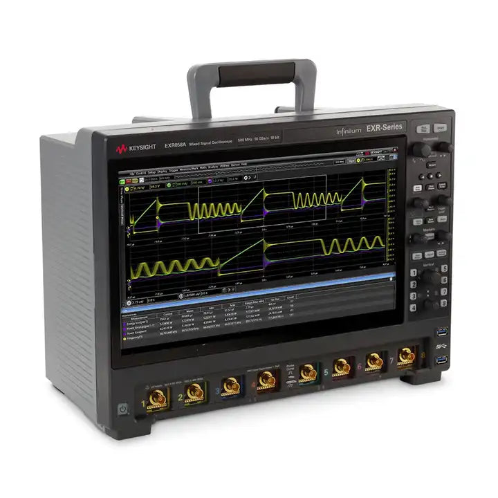 Keysight EXR058A Infiniium EXR Series Oscilloscope 500 MHz 8 channels Maximum memory depth 1.6 Gpts