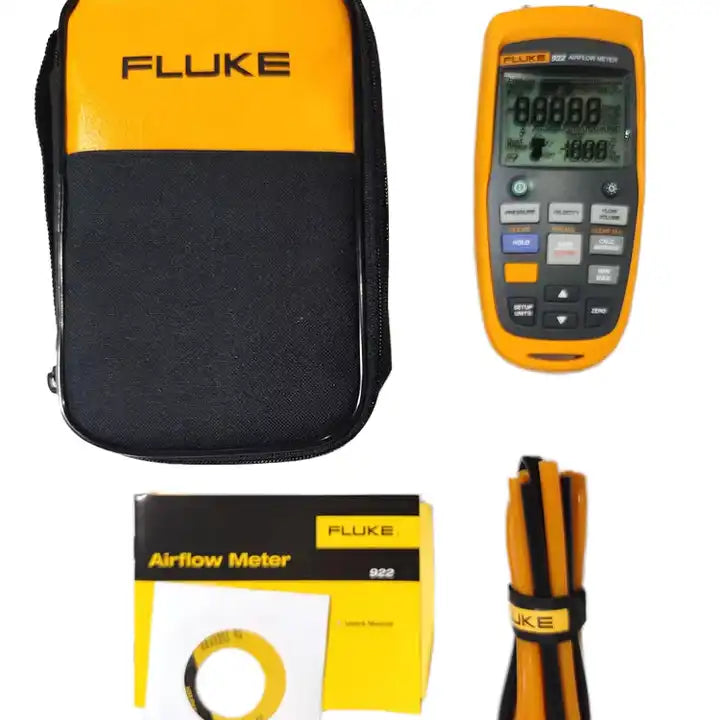 Fluke 922 Airflow Micromanometer with Bright Backlit Display, 0 to 16 In WC