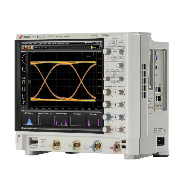 Keysight DSOS404A HD Oscilloscope: 4 GHz, 4 analog channels Maximum memory depth 8 million points Maximum sampling rate 20 GSa/s