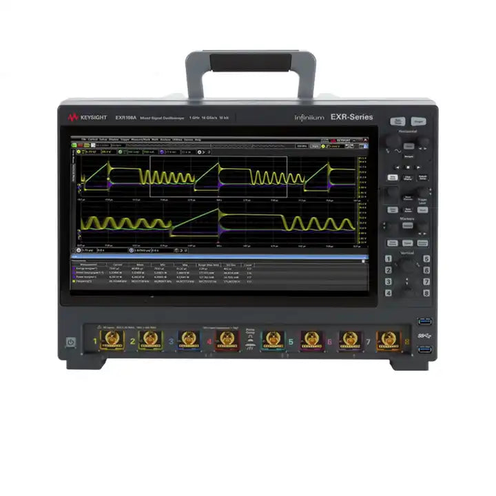 Keysigh  Bandwidth 1 GHz 8 channels maximum storage depth 1.6G EXR108A Infiniium series oscilloscope - XG eqpt