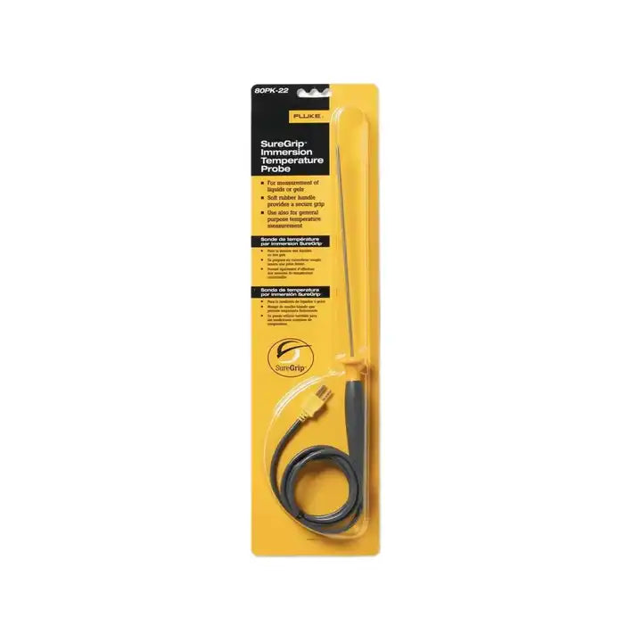 Fluke 80PK-22 SureGrip Immersion Temperature Probe