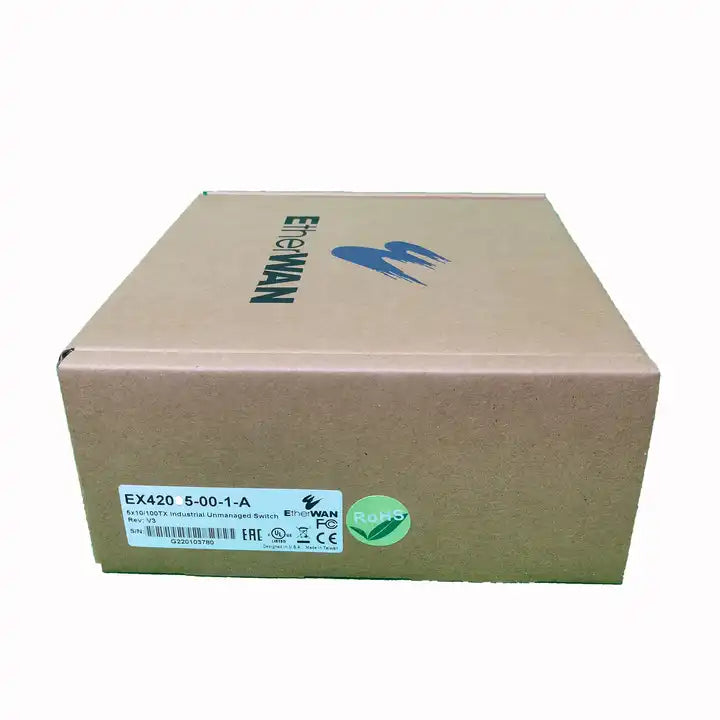 EtherWan EX42005-00-1-A Hardened Compact Ethernet Switch Din Rail Mount EX42005-00-1-A