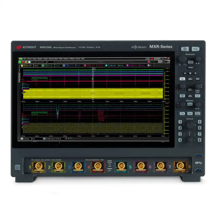 Keysight MXR258B Infiniium MXR B-Series Oscilloscope: 2.5 GHz, 8 Channels