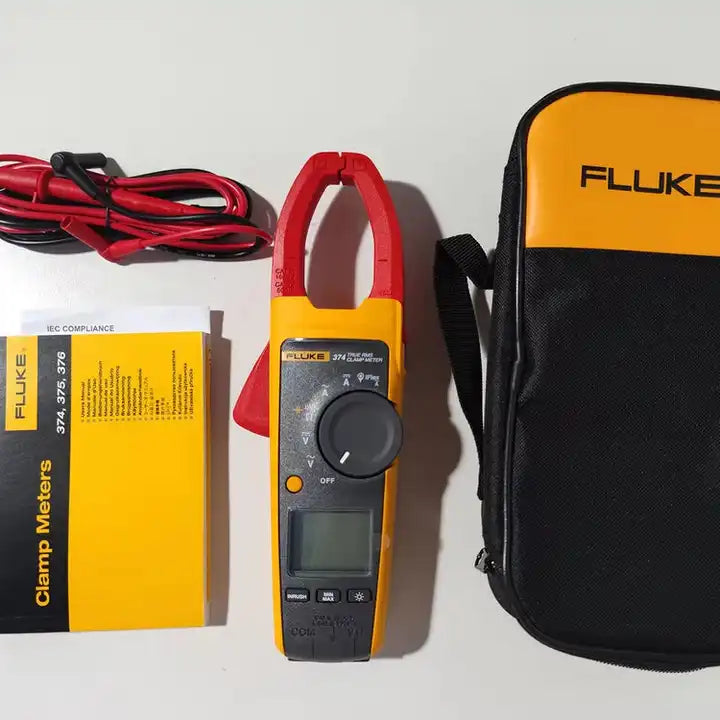 Fluke 374 True RMS AC/DC Clamp Meter with Case