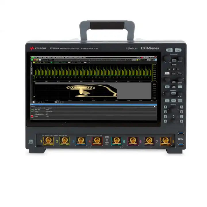 Keysigh Bandwidth 6 GHz 8 channels maximum storage depth 1.6G EXR608A Infiniium series oscilloscope
