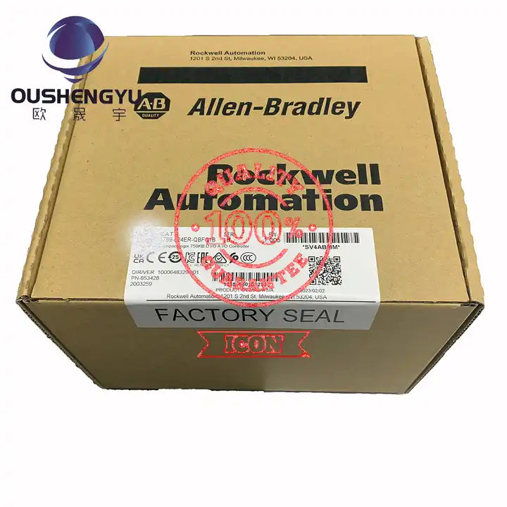 1769-L24ER-QBFC1B BRAND NEW A-B 750KB DI/O AI/O Controller 1769-L24ER-QBFC1B