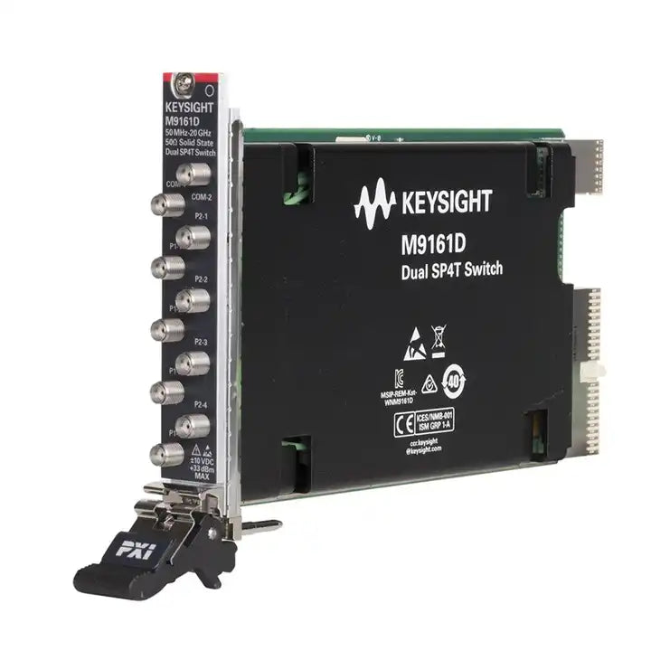 Keysight M9161D PXI solid-state dual SP4T switch module 50 MHz to 20 GHz