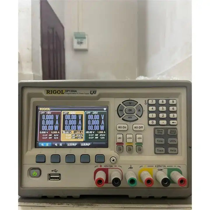 Rigol DP1308A DC Power Supply (2) 25V/1A 6V/5A 80W Triple Output, Programmable