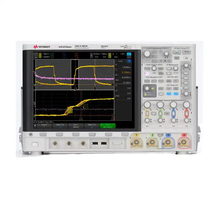 Keysight  Bandwidth 350 MHz 4 analog channels 4 Mpts memory DSOX4034A oscilloscope