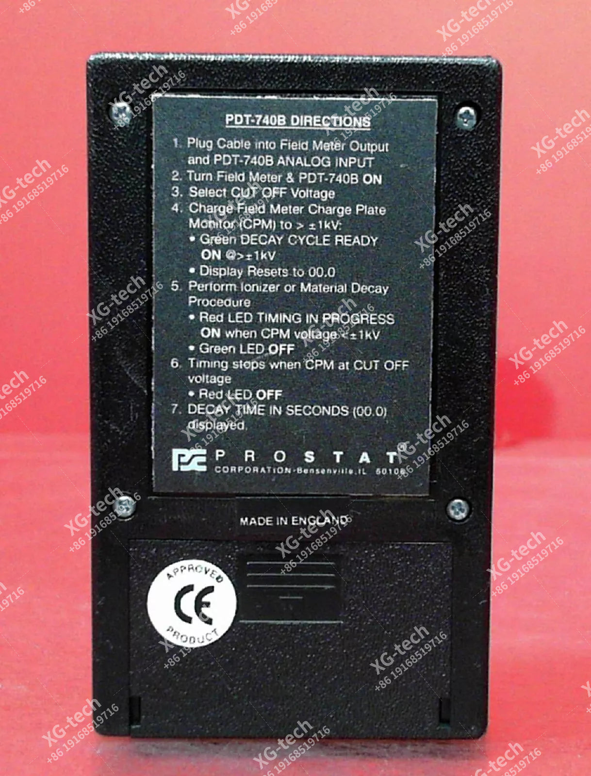 Prostat PDT-740B 47439 Static Decay Timer - XG eqpt