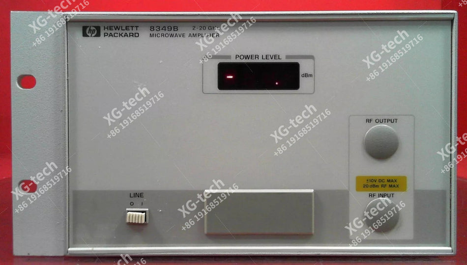 HP - Agilent 8349B-001 Microwave Amplifier, 2 to 20 GHz, 15dB 3502A04379