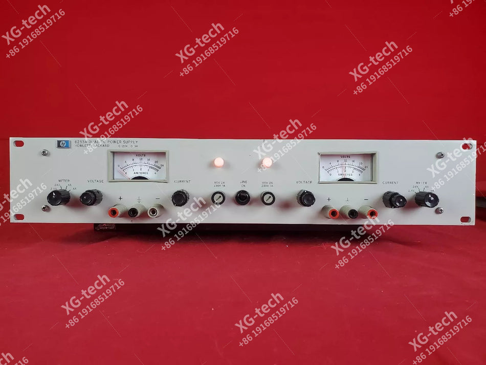 Agilent/Keysight 6253A 2412A07625 Dual DC Power Supply 0-20V, 3A