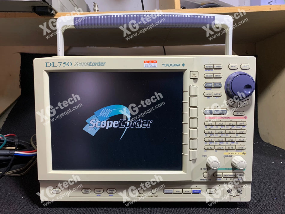 Yokogawa DL750 ScopeCorder Digital Oscilloscope 10MS/s, WITH 2x701250