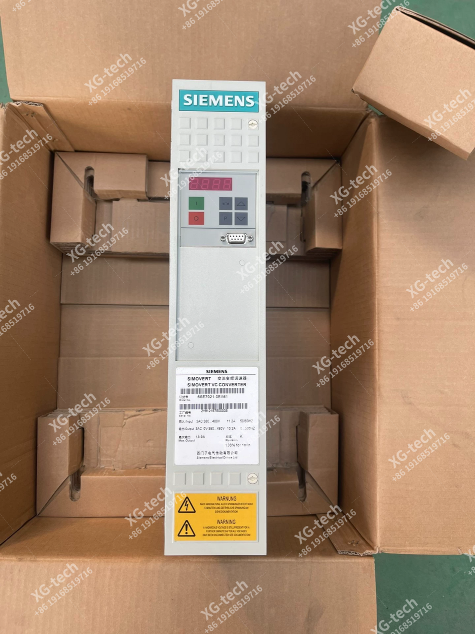 Siemens 6SE7021-0EA61 Simovert vc converter fast