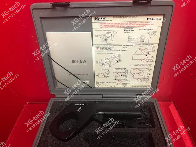 Fluke 80i-kW Current Power Probe in hard plastic case