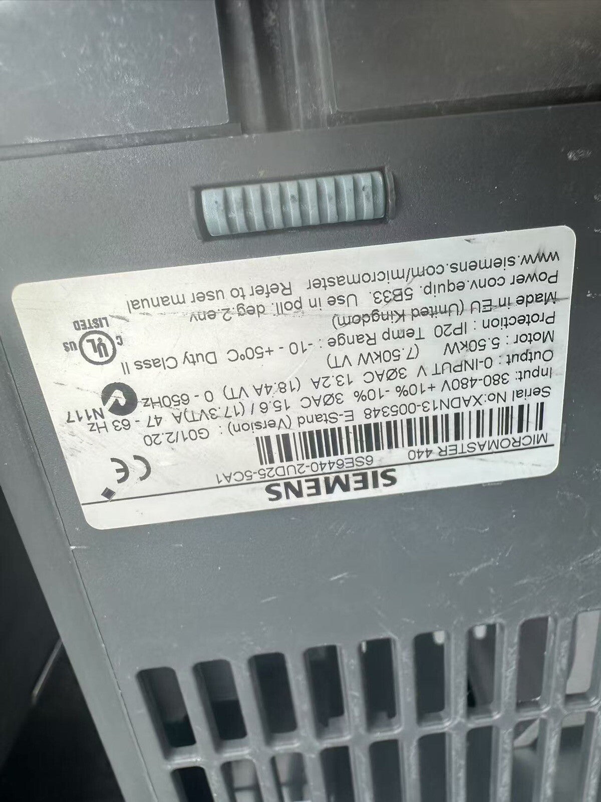 6SE6440-2UD25-<wbr/>5CA1