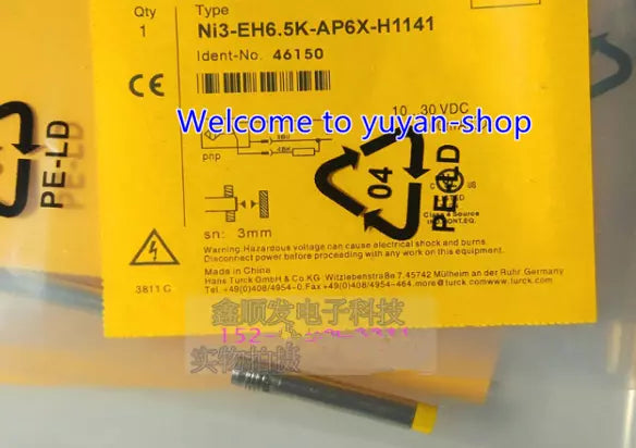 1PCS NEW FOR TURCK NI3-EH6.5K-AP6X-H1141 Proximity Switch sensor