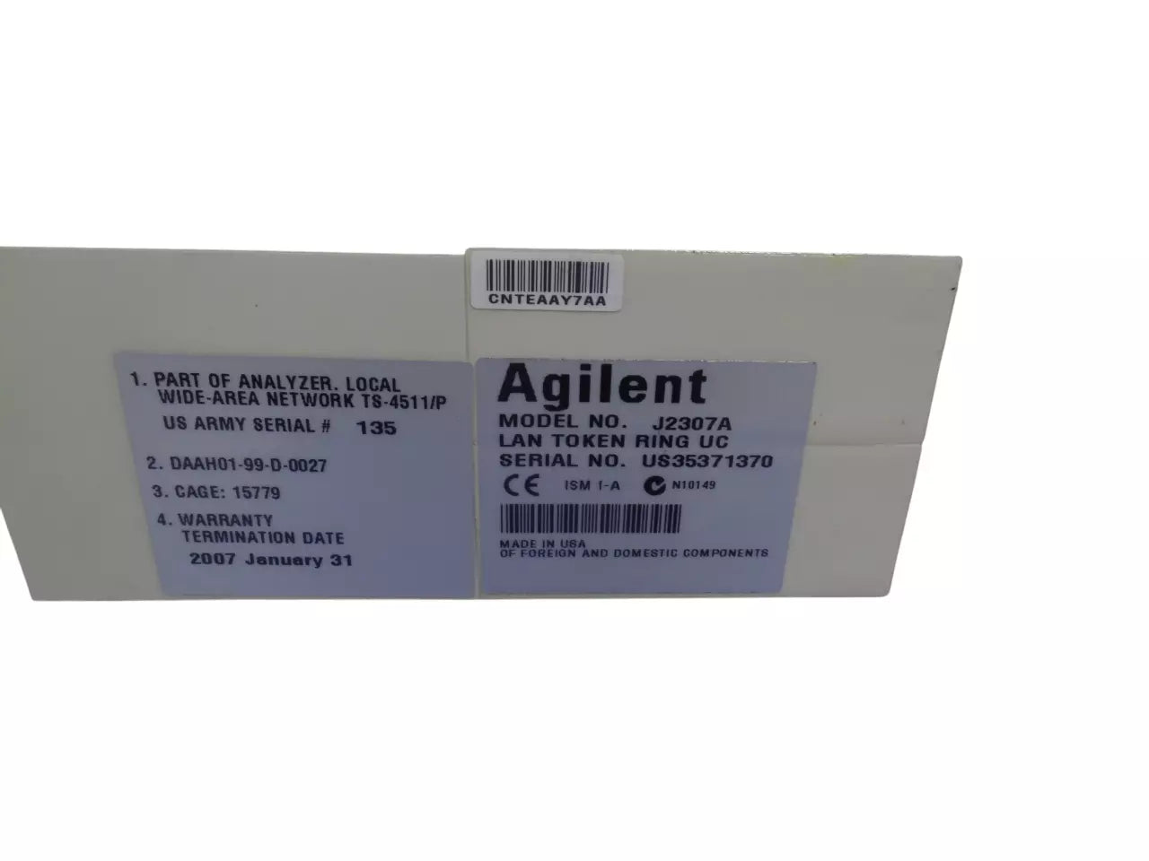 Agilent Token-Ring Interface and HP FDDI Interface Module