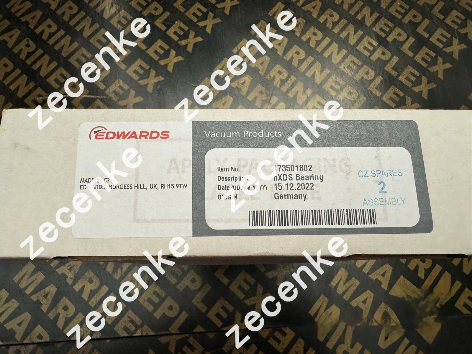 EDWARDS A73501802 Vacuum Pump Bearing Repair Kit - 1PC New