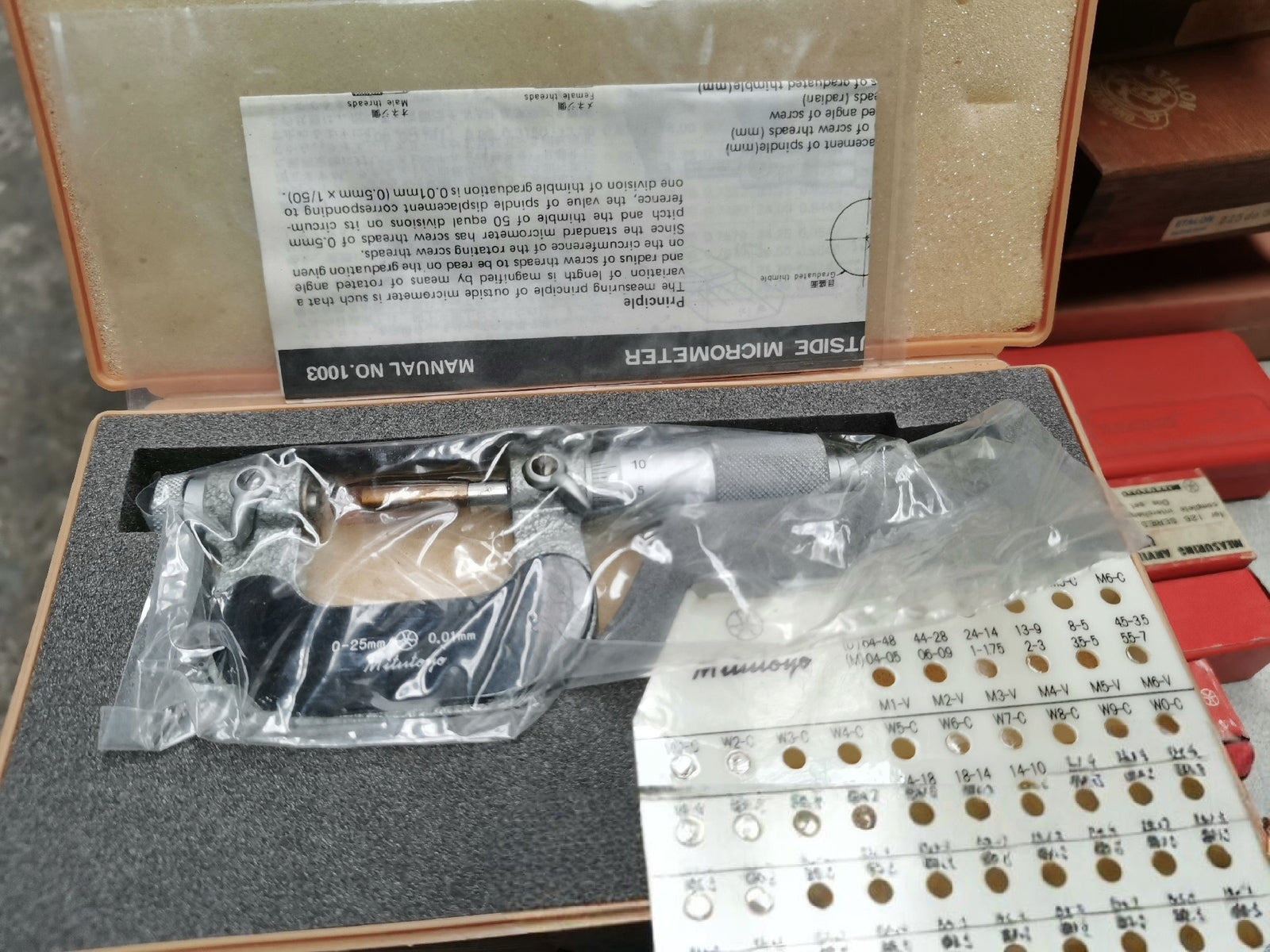Mitutoyo Screw Thread Micrometer 126-125