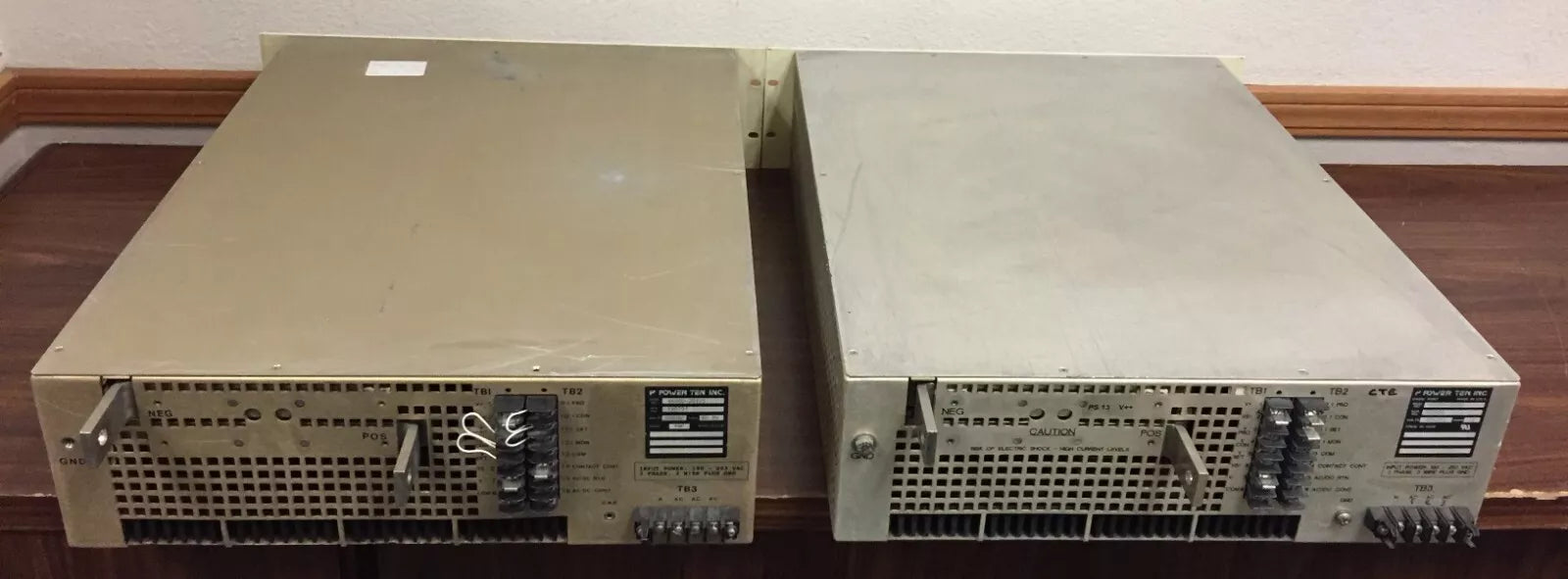Power Ten 4600D-20125 DC Power Supply 0-20 Volts DC 0-125 AMPS Heavy Duty