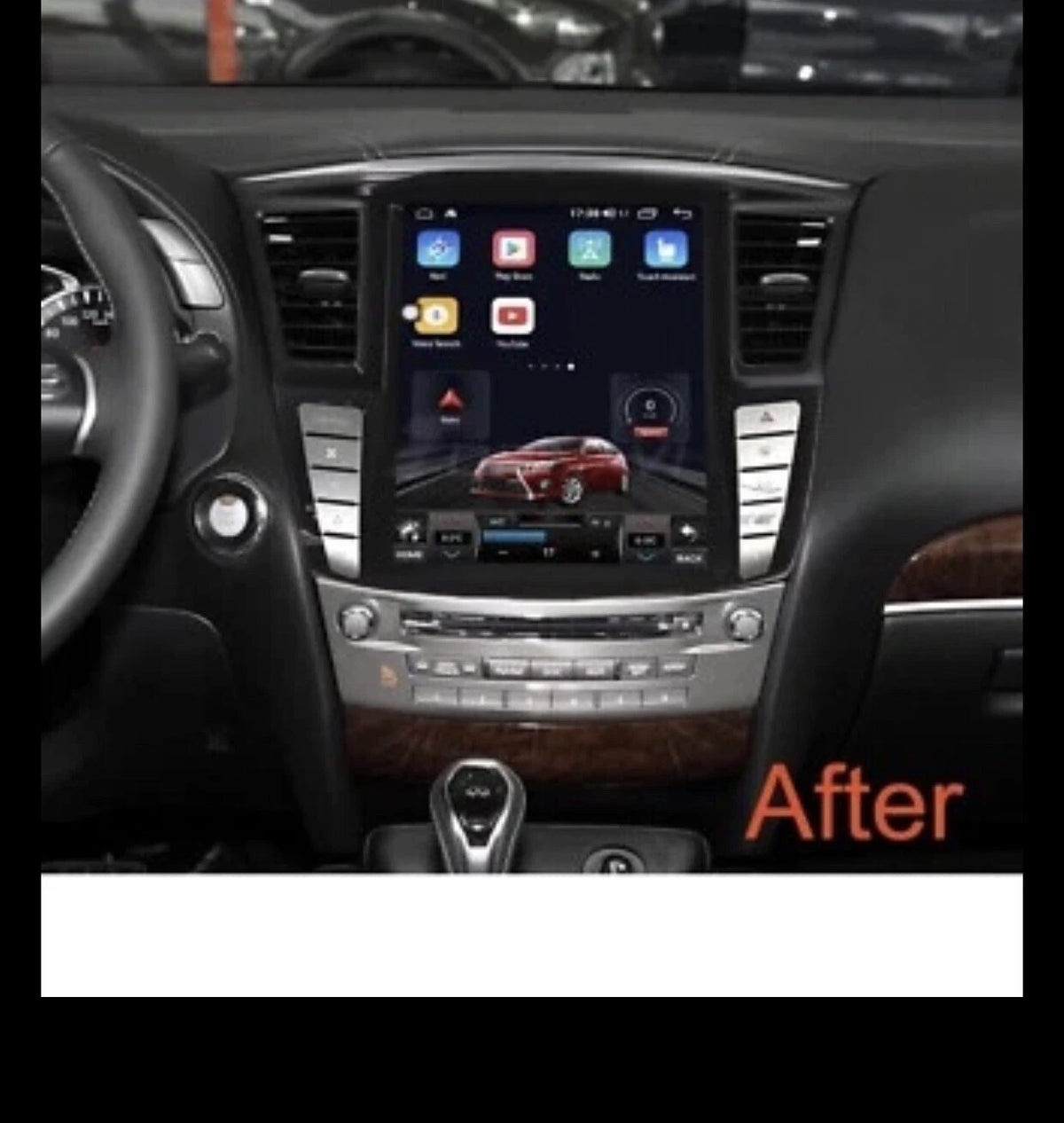 12.1Inch Androind 13 Car GPS Navi for Infiniti QX60 JX35 2012-2019 Stereo 4G BT