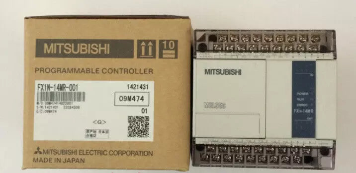 One New MITSUBUSHI FX1N-14MR-001 PLC Module Fast Shipping