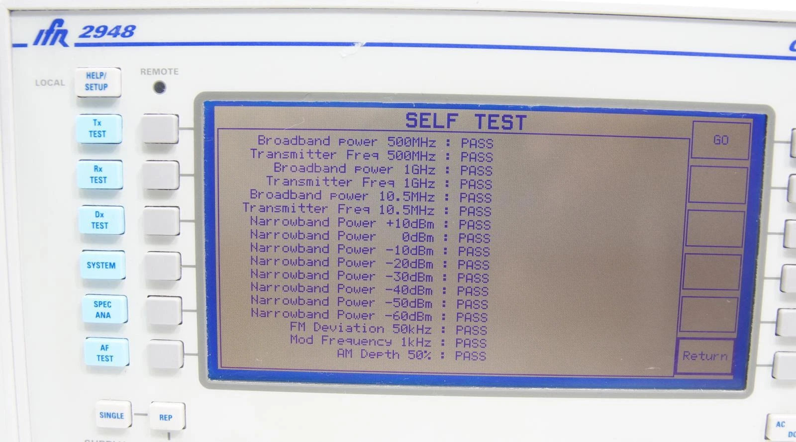 Aeroflex / IFR 2948 Communications Service Monitor with Options