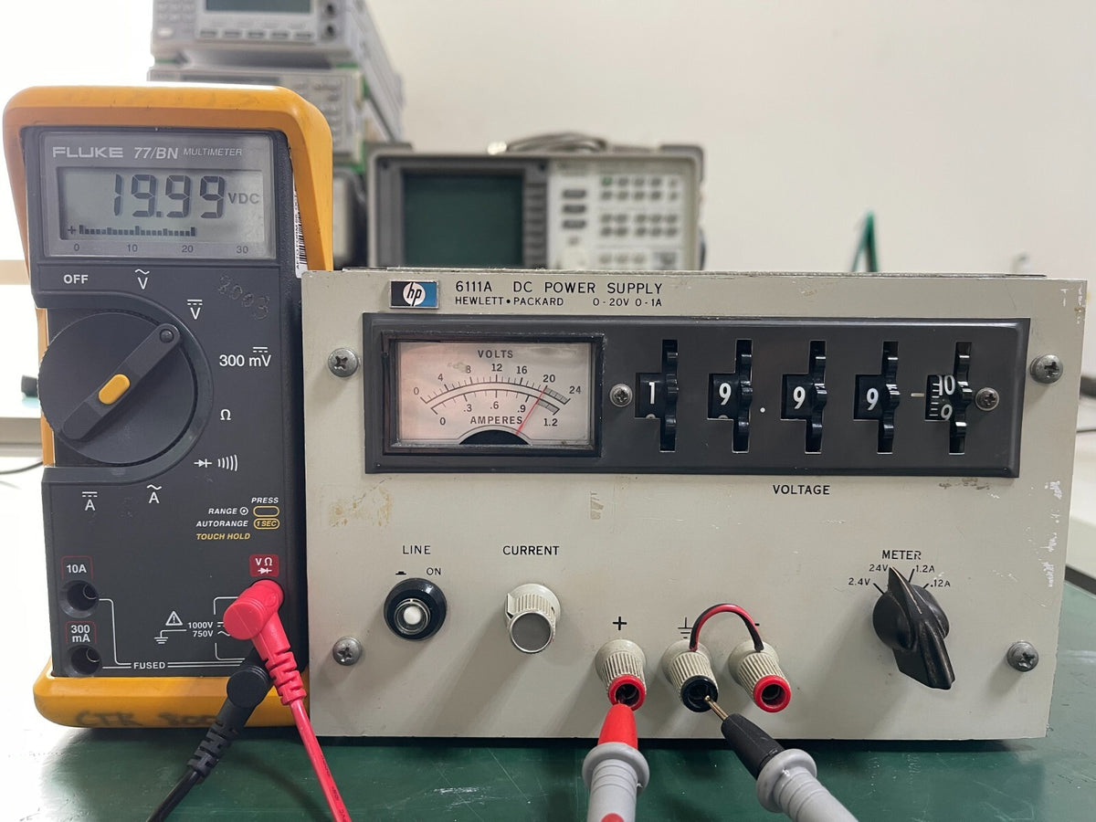 HP 6111A DC Power Supply 0-20V/0-1A - XG eqpt