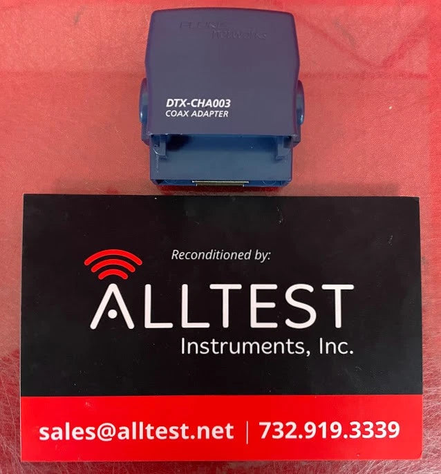 Fluke DTX-CHA003 Coax Test Adapter for Coaxial Cable Testing