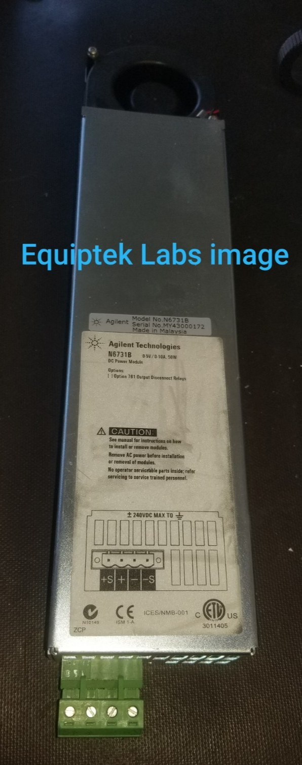 N6731B DC Power Module for N6700 Series Chassis